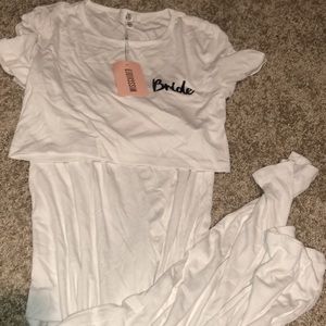 Misguided bride lounge set